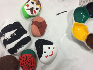 作ったよストーンアート