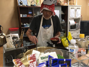 頑張るシゲちゃん