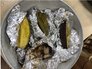 ソーラーで調理