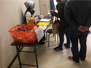 お客さんいらっしゃい